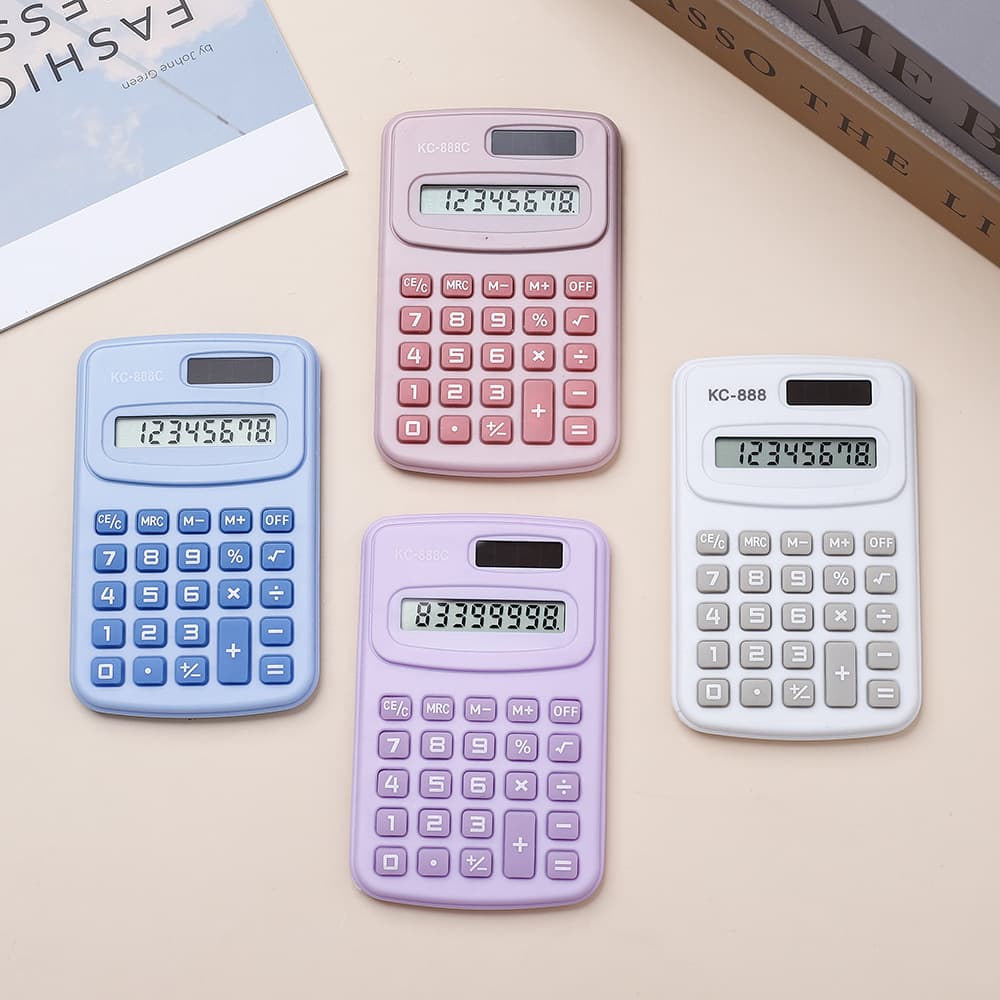 Cute Mini Calculator Portable Small Calculator for Office and Student Use Office Supplies Wholesale