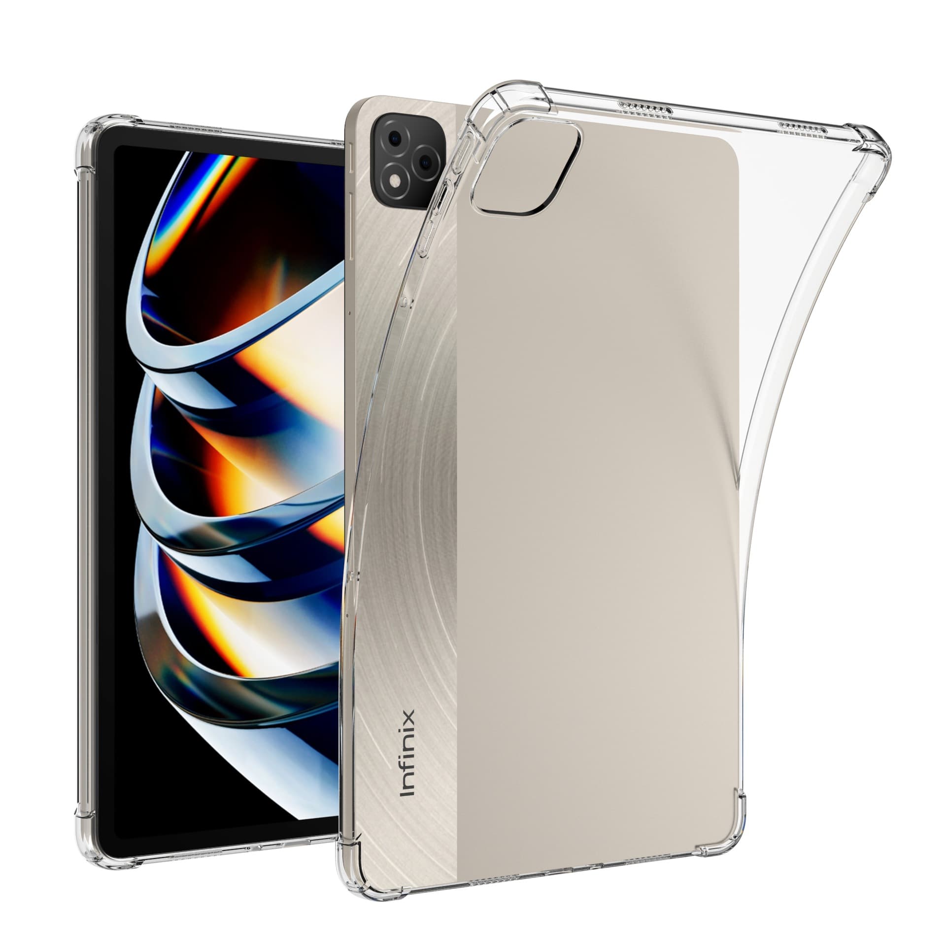 Suitable for Infinix XPad tablet protective case, transparent 11-inch full-edge airbag anti-fall TPU material soft case