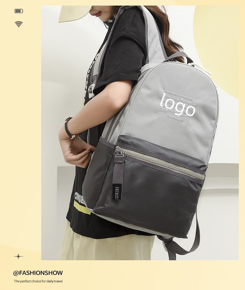 Men's Backpack, Simple School Bag for Women, Middle and High School Students, College Students, Casual Large Capacity Travel Laptop Backpack for Men