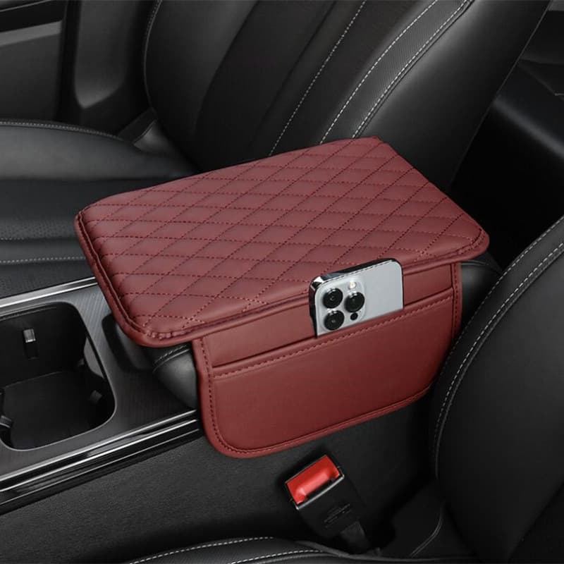 New Car Armrest Box Pad Leather Quilting Universal Car Cross-border Hot-Selling Tissue Central Armrest Box Cover