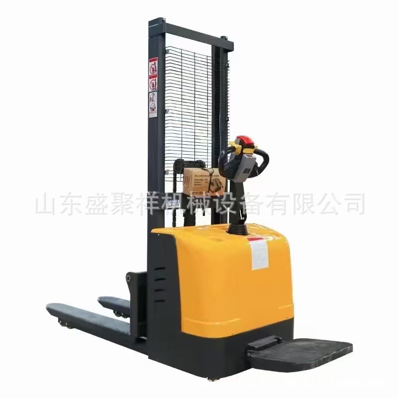 Manufacturer in-stock stacker, lift unloading truck hydraulic stacker, easy operation, smooth running