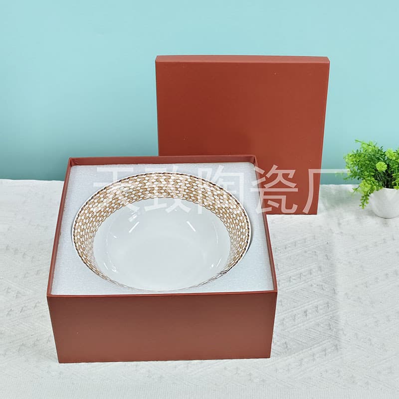 European Luxury Tianzhi LP Series Yarn Style Vase, Shallow Plate, Soup Bowl, and Mug - Housewarming and Birthday Gift