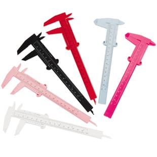 0-150mm Vernier Caliper, Factory Direct Plastic Caliper, Multi-Color Inner Diameter Ruler, Walnut DIY Measuring Tool