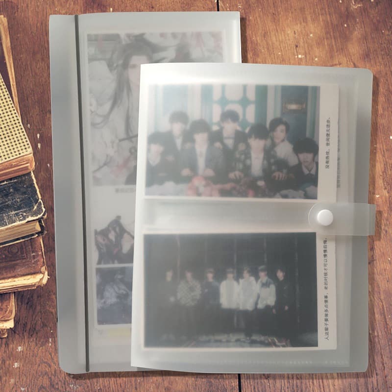 PP instant photo star card collection albums for 3/4/6/7-inch baby photos, movie memorabilia and keepsakes