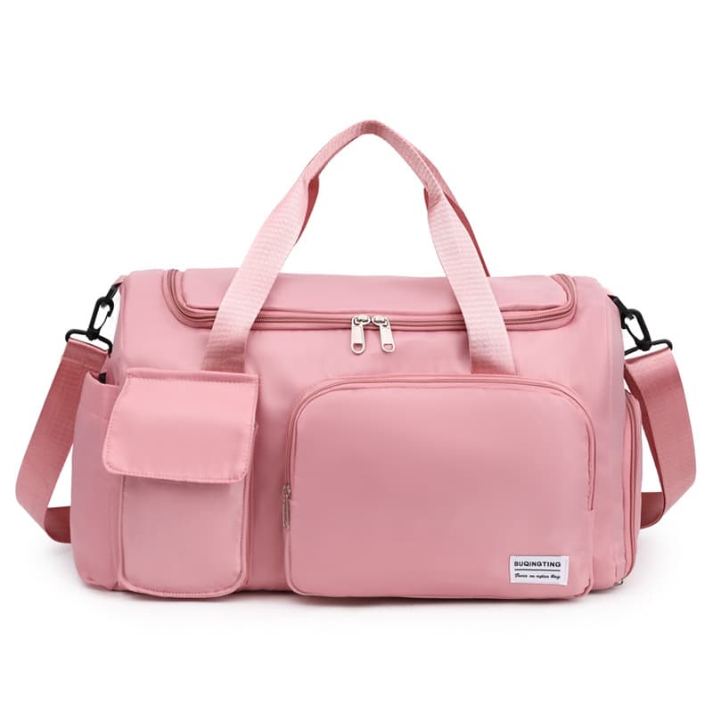 Outdoor travel bag, portable yoga swimming fitness bag, women's short-distance travel bag, boarding sports bag with shoe compartment
