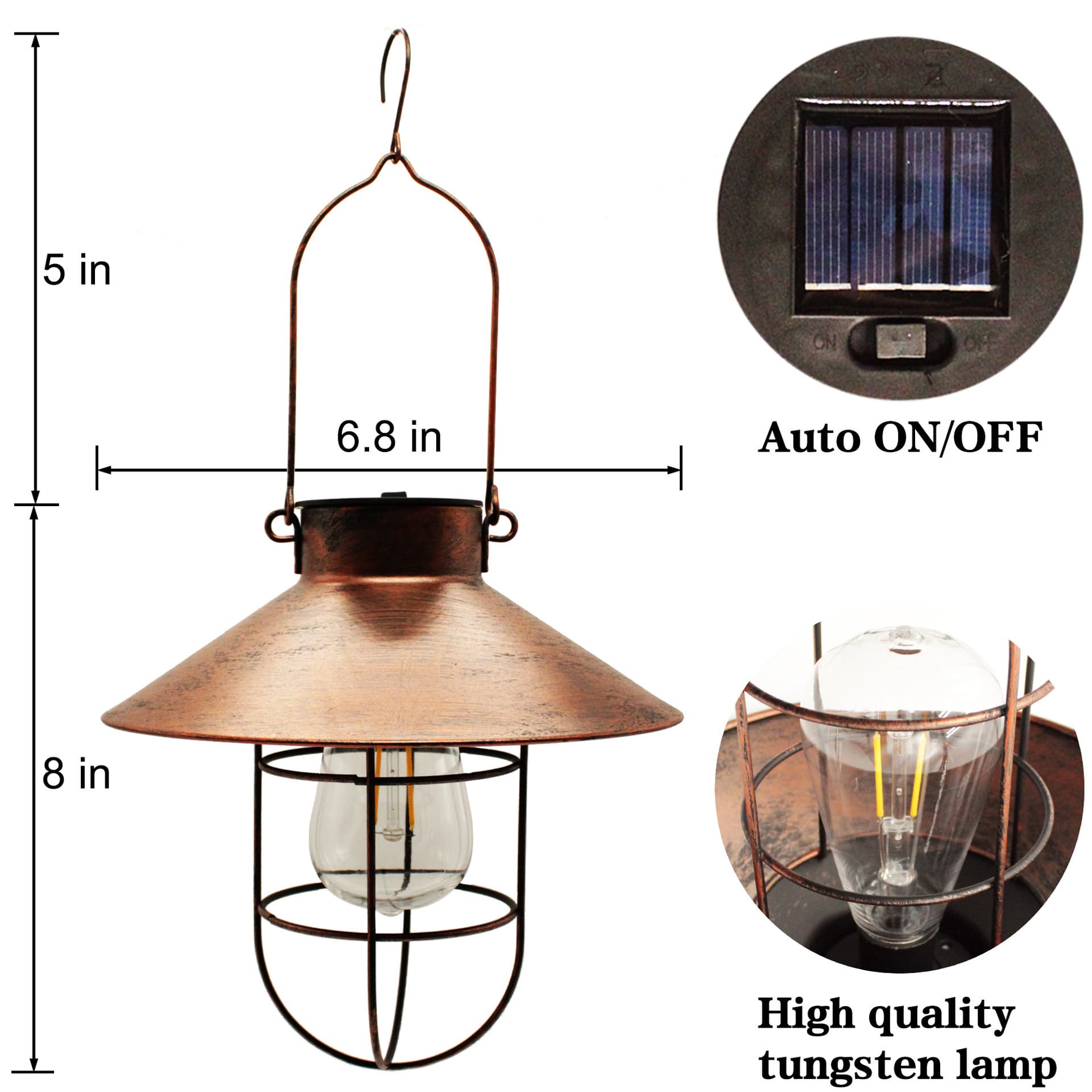 Solar Powered Lighting Decorations - Sunflower Solar Garden Lights Outdoor Waterproof LED Lawn Lamp
