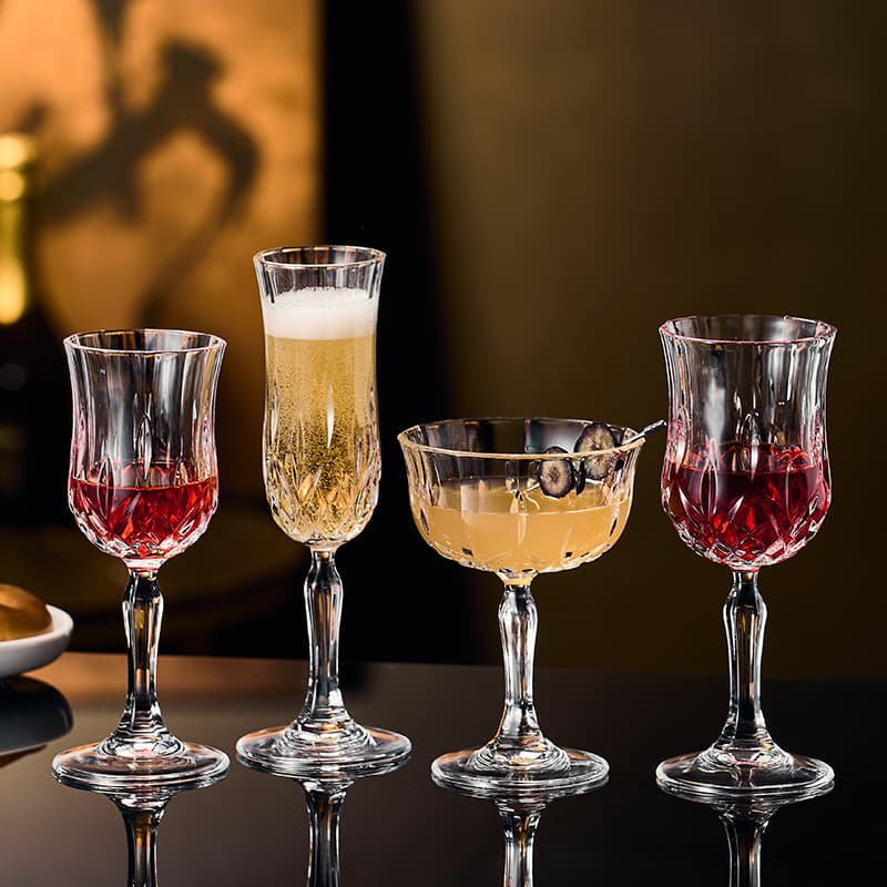 Crystal Glass Champagne Saucer Creative Dessert Cup Martini Glass Wine Glass