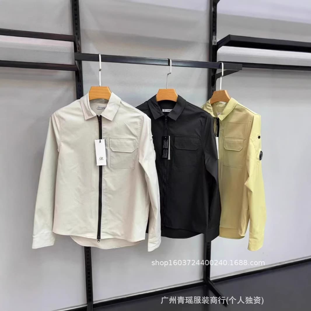 New CP Company Shirt Jacket Casual Coat Men's Workwear Jacket for European and American Cross-Border Trade Independent Station