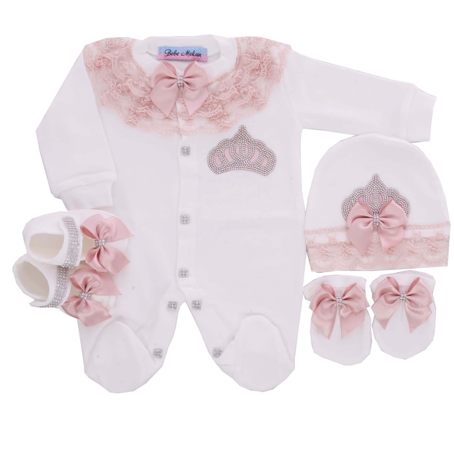 Newborn Baby Gift Set for Boys and Girls, Pure Cotton Outfit, Hospital Bag Essentials, Full Moon Gift Collection