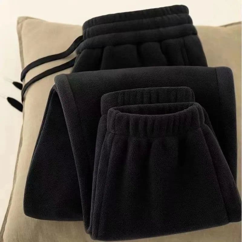Cross-border polar fleece casual pants for men, outer wear leggings sweatpants plus velvet, new fleece winter warm sports pants for men