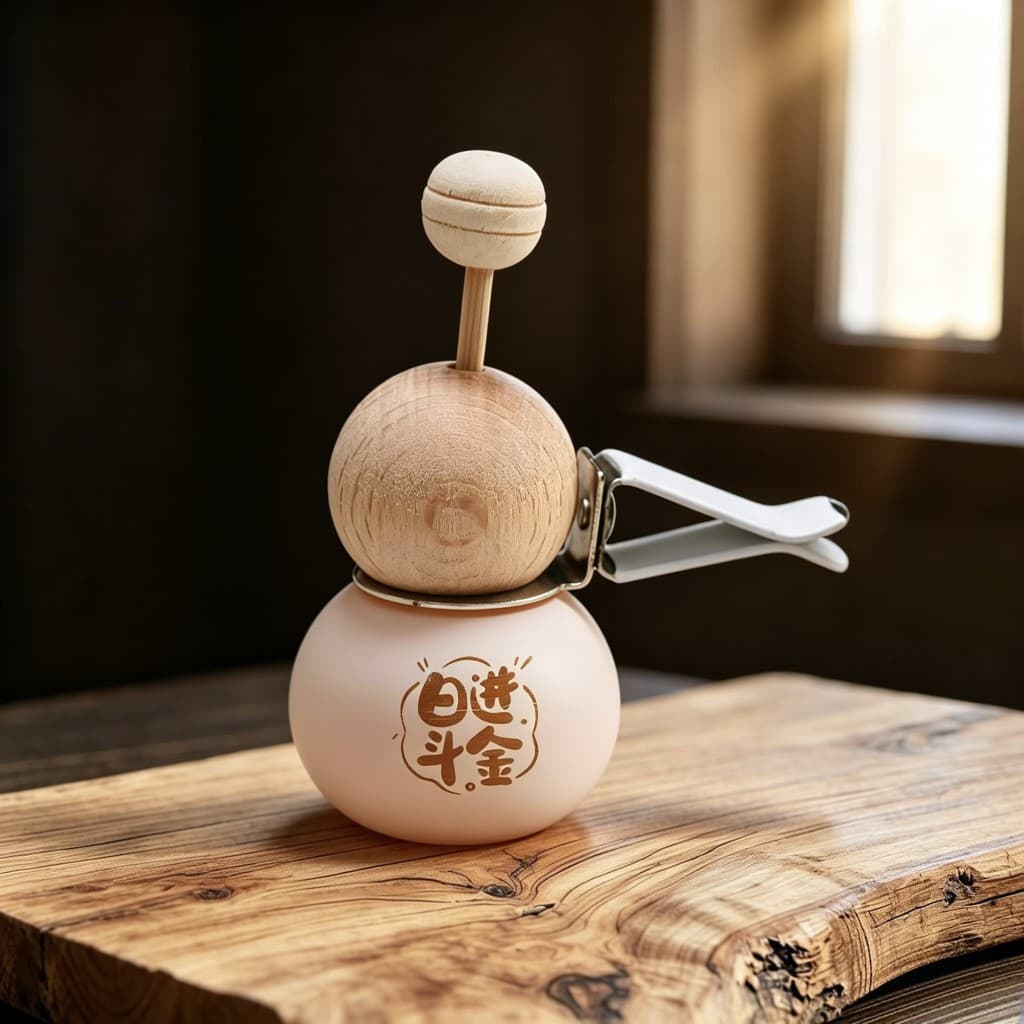 Chinese Style Creative Mini Aromatherapy Bottle Desktop Decoration Diffuser Bottle Car Vent Essential Oil Aromatherapy Clip Scent Diffuser Bottle
