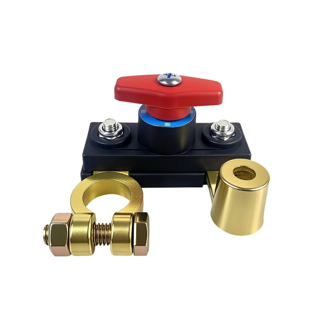 12V Battery Disconnect Switch for Cars, 24V Power Master Switch for Trucks, Copper Blade Cutoff for Excavators and Agricultural Vehicles