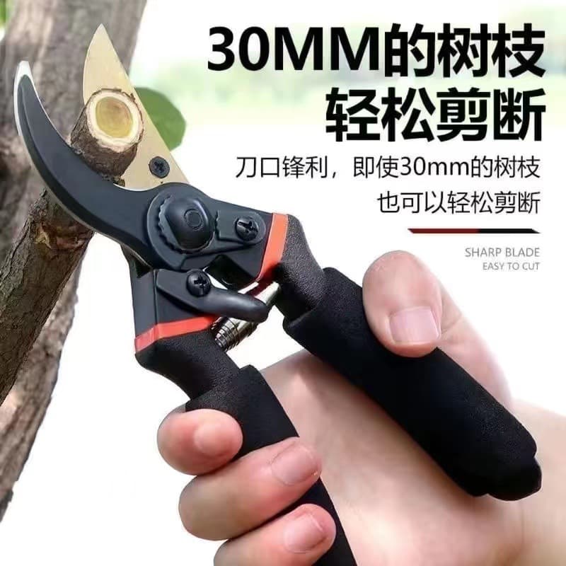 Cross-border Hot-selling Garden Pruning Shears Wholesale Fruit Tree Trimming Shears Garden Heavy-duty Branch Cutter Tree Branch Scissors Floral Pruning Shears Fruit Picking Scissors