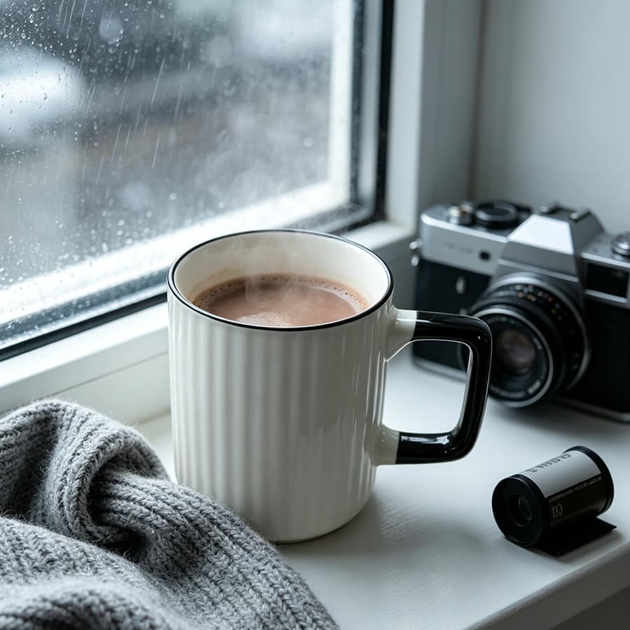 Japanese-style Ceramic Mug Cup for Summer Drinking, Home Coffee Cup and Tea Cup