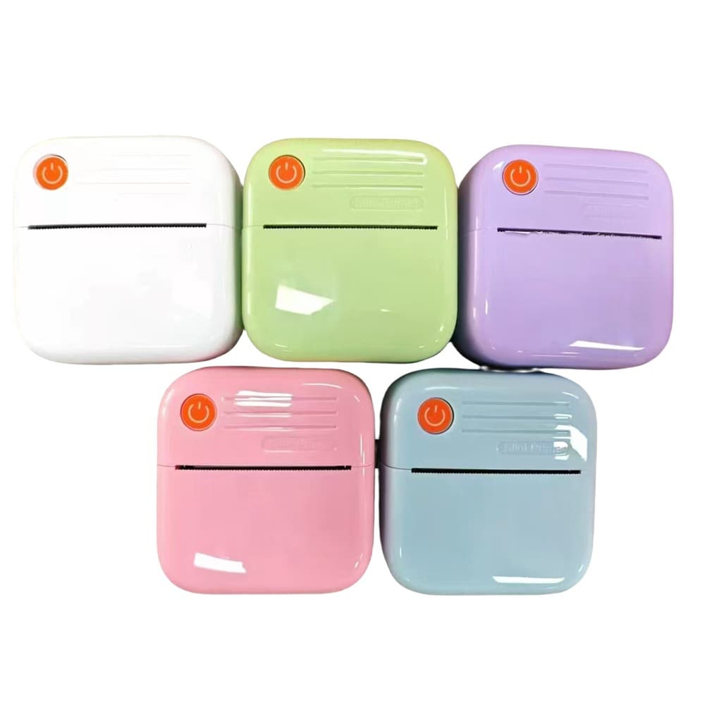 Cross-Border Mini Printer Student Error Printer Bluetooth Photo Document Label Thermal Pocket Printer