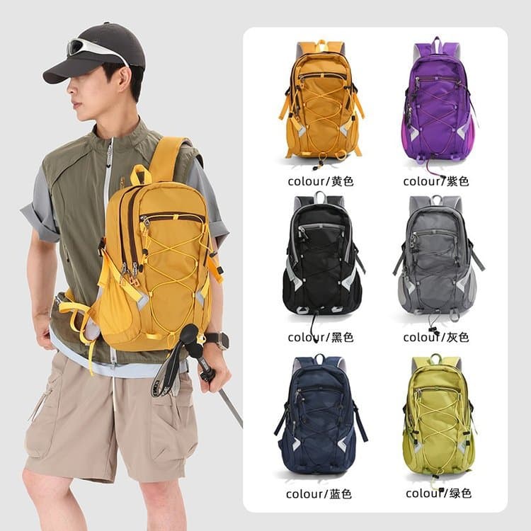 Outdoor cycling bag for men and women, hiking and mountaineering bag, travel lightweight backpack, lightweight travel sports small backpack