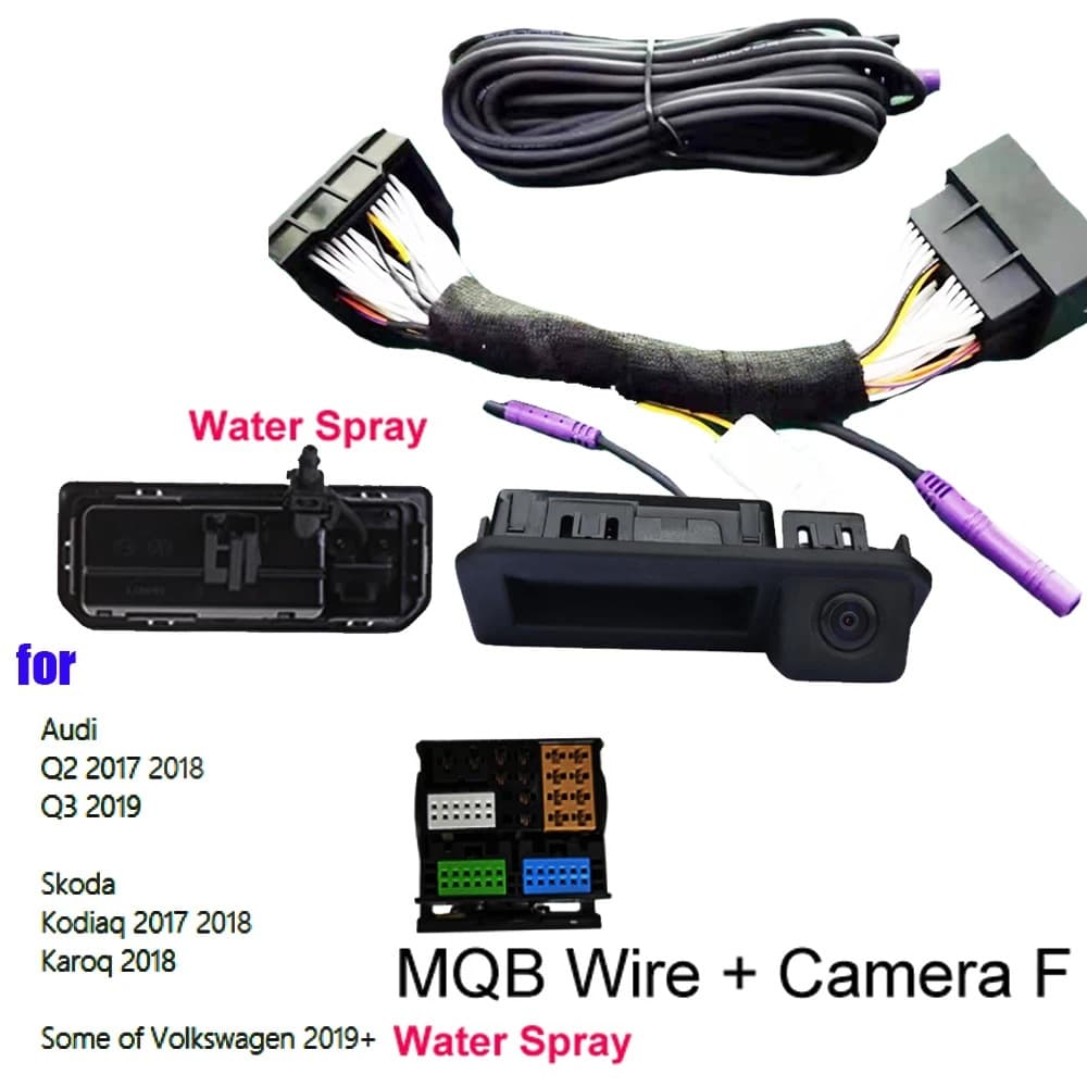 MQB Display Reverse Dynamic Trajectory Parking Camera for Audi Q2 Q3 Skoda Kodiaq
