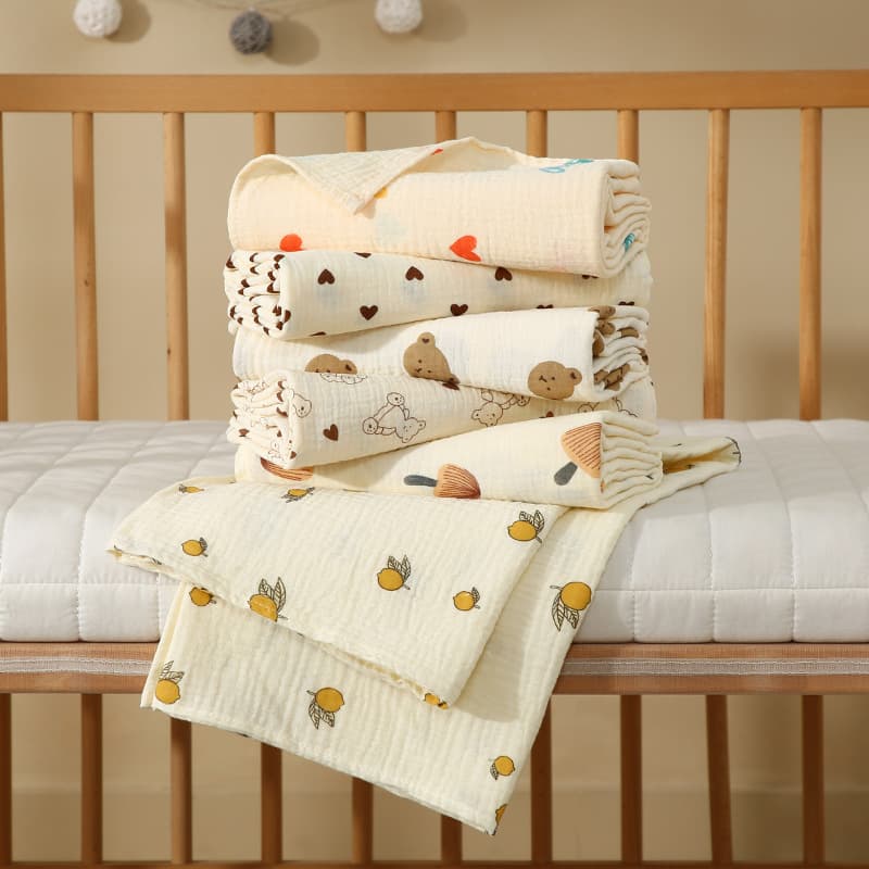 Customized newborn swaddle sheet, combed cotton delivery room blanket, thin carrying wrap, baby swaddling cloth, infant supplies.