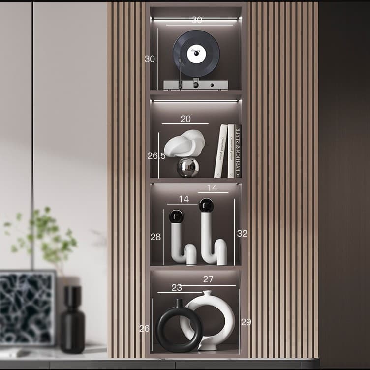 Yibeizi Modern Simple Abstract Office Wine Cabinet Bookcase TV Cabinet Creative High-End Decorative Niche Ornaments