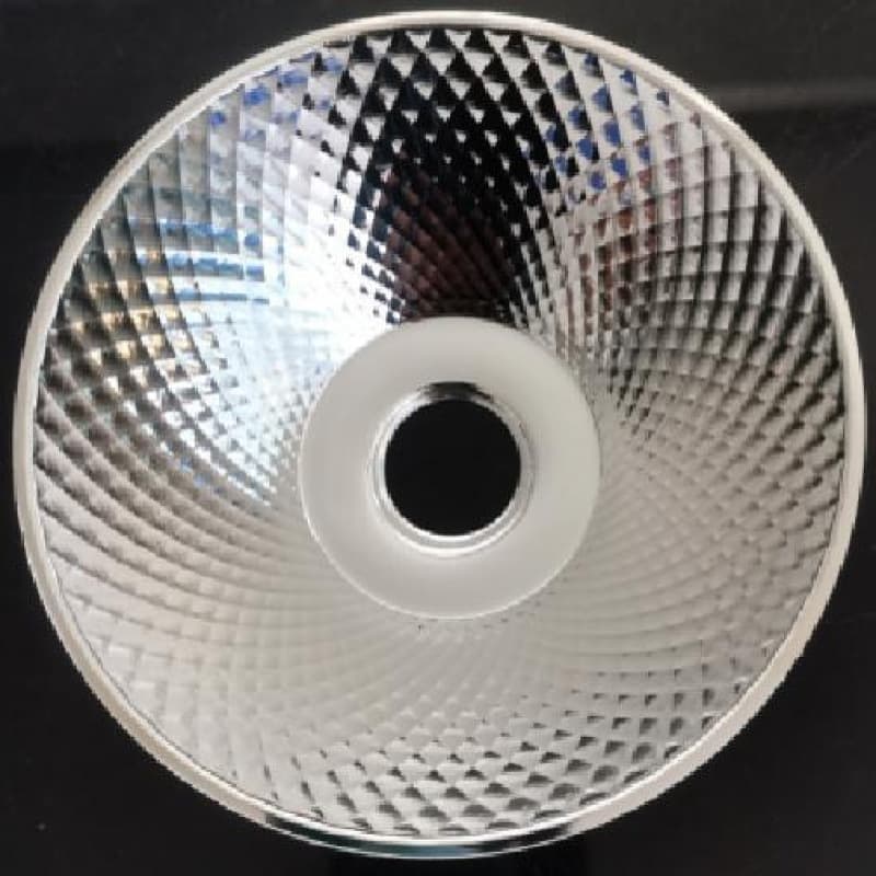LED reflector, COB optical reflector, downlight reflector, ceiling light reflector, 111-129 large aluminum reflector.