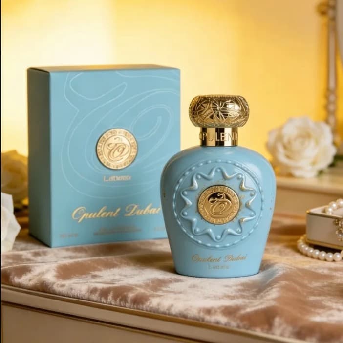 LATTAFA OPULENT MUSK Middle Eastern Arabian light blue blue and white porcelain perfume fragrance long-lasting foreign trade exclusive