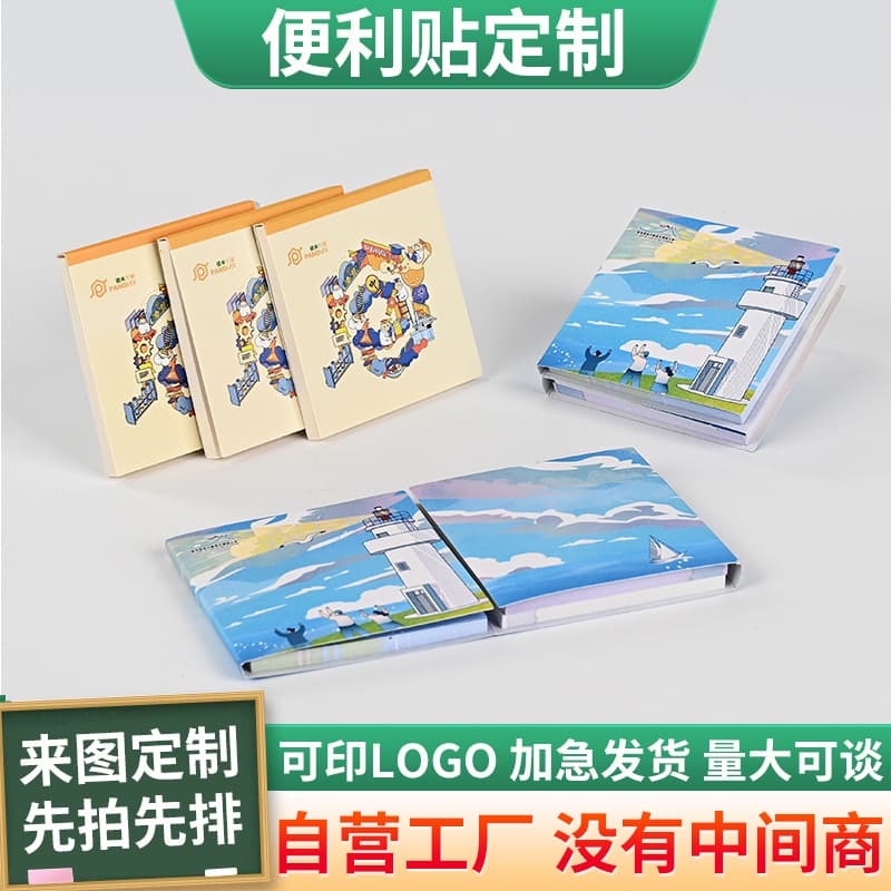 Creative Cartoon Sticky Note Labels, Portable Reminder Pads, Customizable Office Stationery with Self-adhesive Sticky Notes