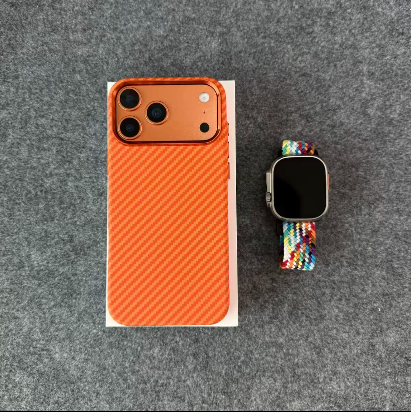 iPhone 18 PRO MAX Kevlar Magnetic Skin-Feel Phone Case Compatible with Apple 17 Premium 16 Protective Cover 15