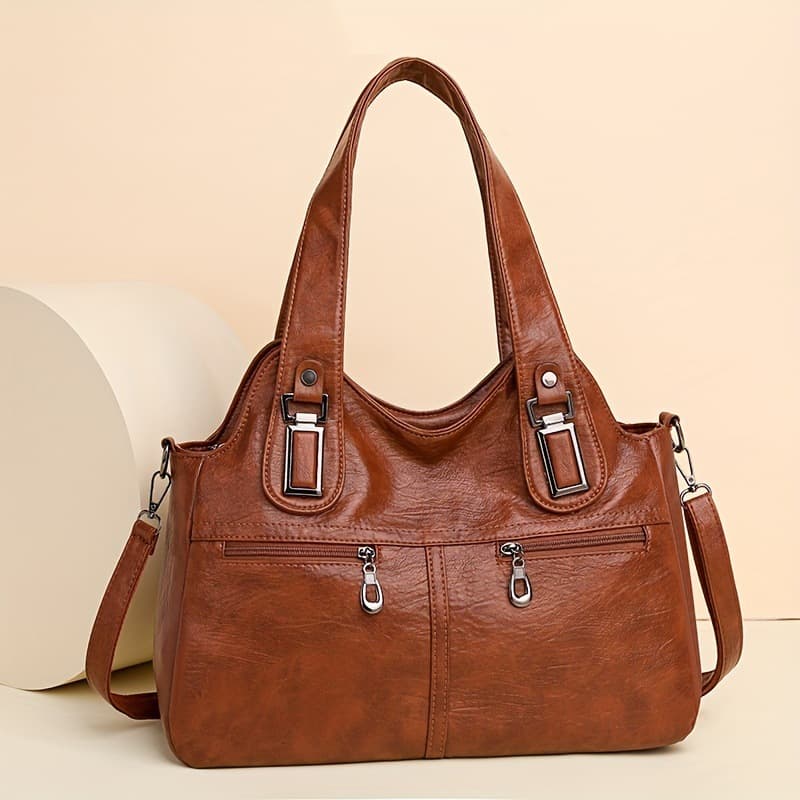 2026 New PU Mother Bag for Elderly Ladies Crossbody Bag Shoulder Bag Mother-in-Law Large Capacity Women's Bag Gift Mother-in-Law Bag