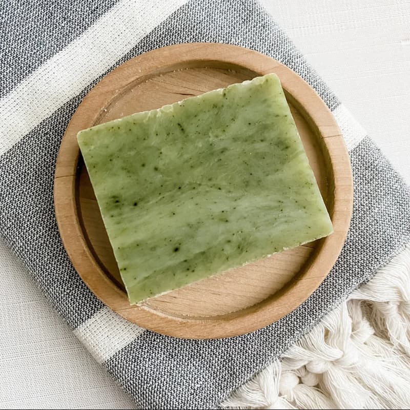 Cross-border foreign trade eucalyptus eucalyptus soap matcha herbal handmade cold soap cleaning soap bath soap