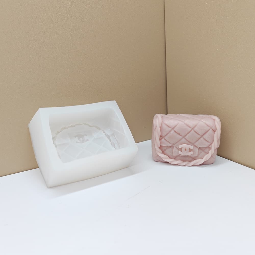 Lingge small fragrance bag scented soap mold Light luxury atmosphere scented candle mold Food grade silicone