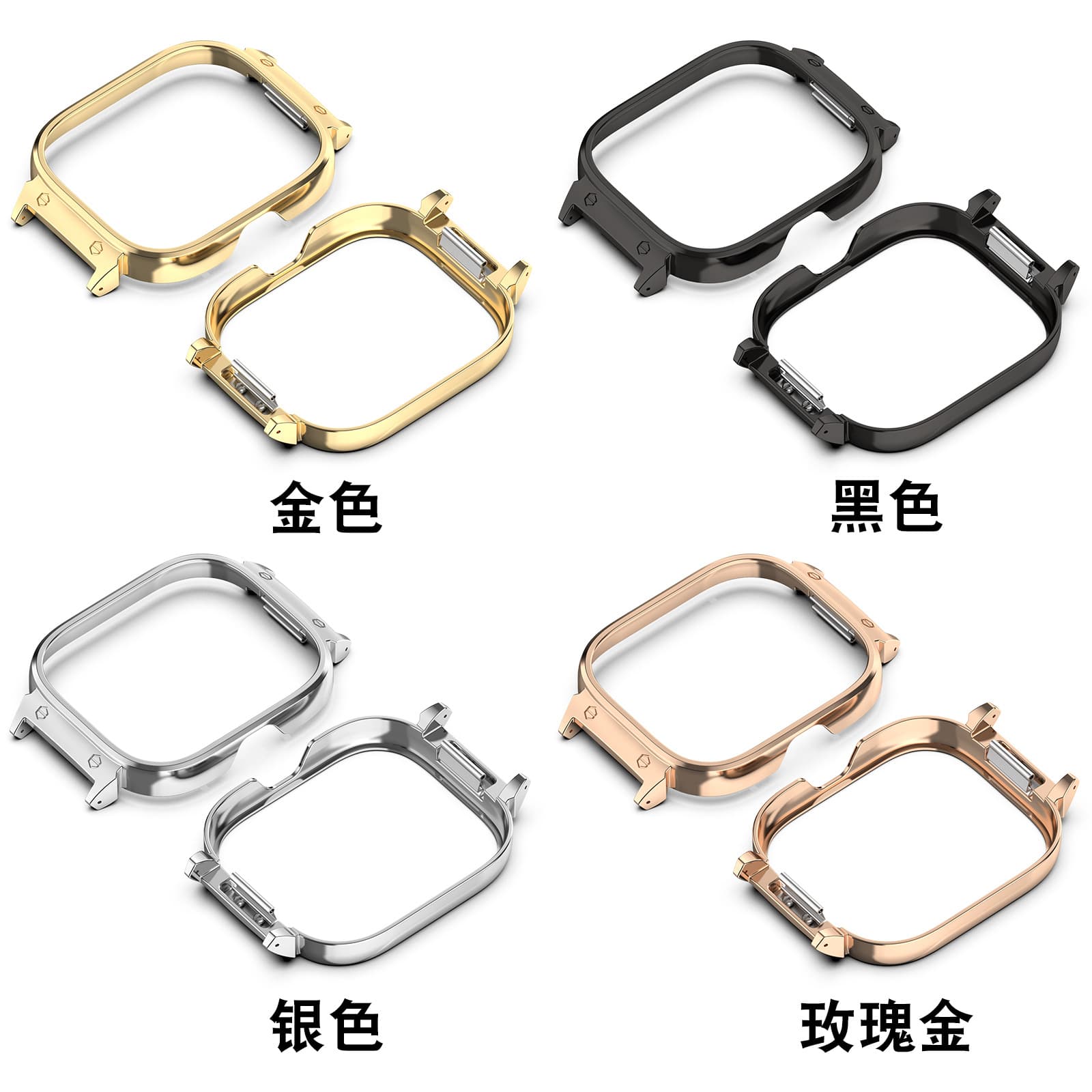 Metal Case for CMF Watch Pro D395 Metal Frame Shell Strap Accessories 20mm