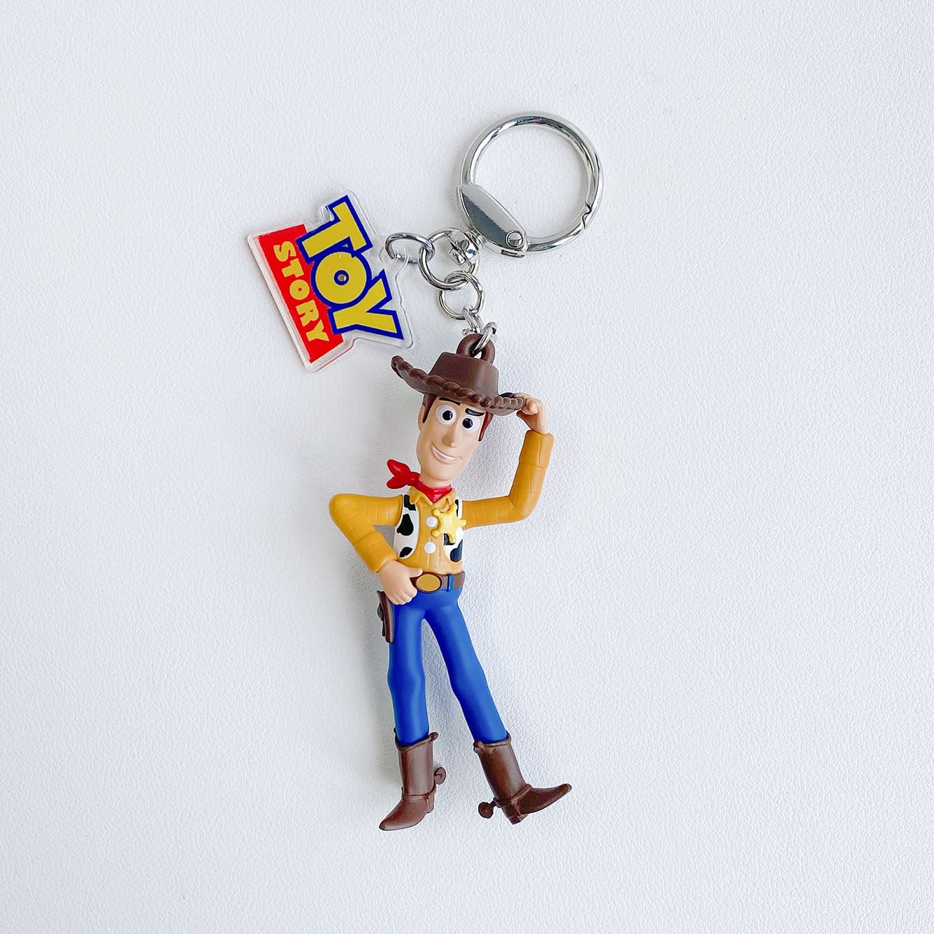 Authentic Disney Toy Story Series Keychain Pendant Cool Woody Bag Charm Figure Mini Figurine