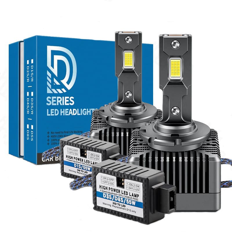 Foreign trade hot-selling LED lamp double tube D1SD2SD3SD4SD Camry Sagitar Magotan car light bulb headlight