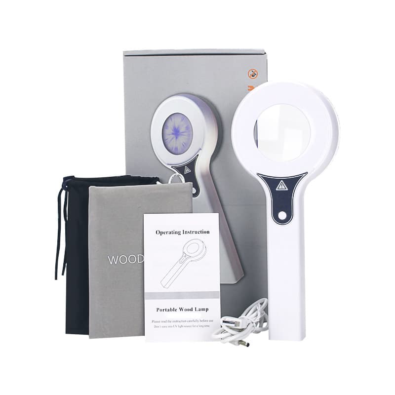Wood's Lamp Skin Tester, Cross-Border Second-Generation LED Cold Light Wood's Skin Management Instrument, Factory Wholesale
