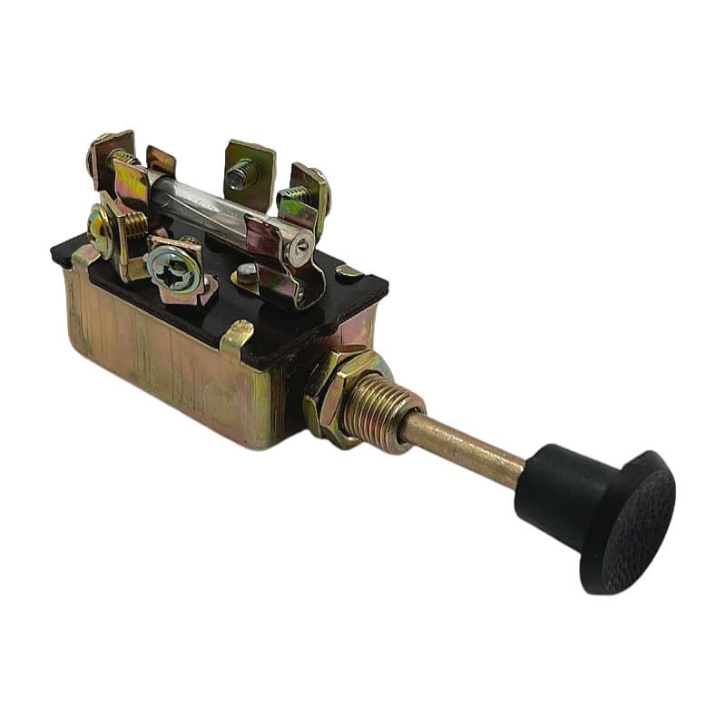 Factory Direct Supply Automotive Iron Gear Light Switch with Diode Agricultural Vehicle Modification Pull Gear Switch Two-Gear Switch