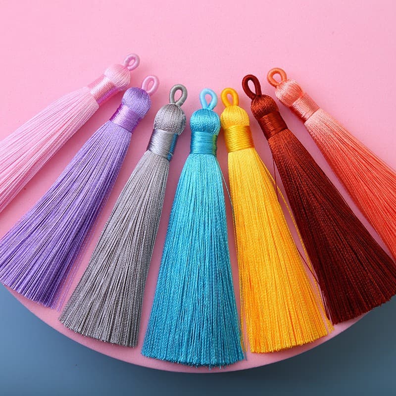 8CM Tassel Fringe, Mini Viscose Hanging Tassels, DIY Sachet Bookmark Pendant Accessories Wholesale