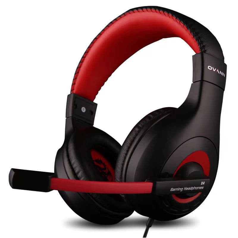 Oufan X4 Over-Ear Gaming Headset with Microphone for PC, Wired, Bass Boost, L0L