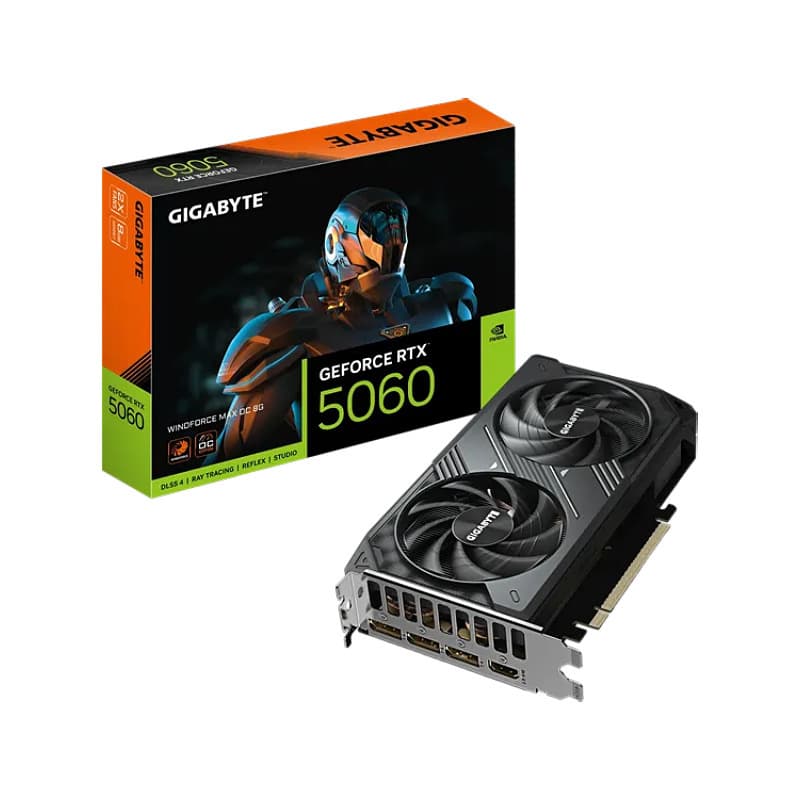 WindForce GeForce RTX 5060 WindForce MAX OC SFF 8G Gaming AI Graphics Card