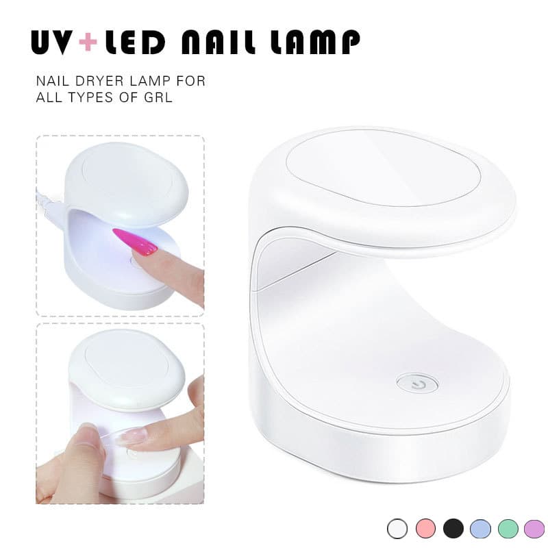Mini Eggshell USB Nail Lamp UV Gel Curing Light Small Handheld Portable Lamp for Nail Tips