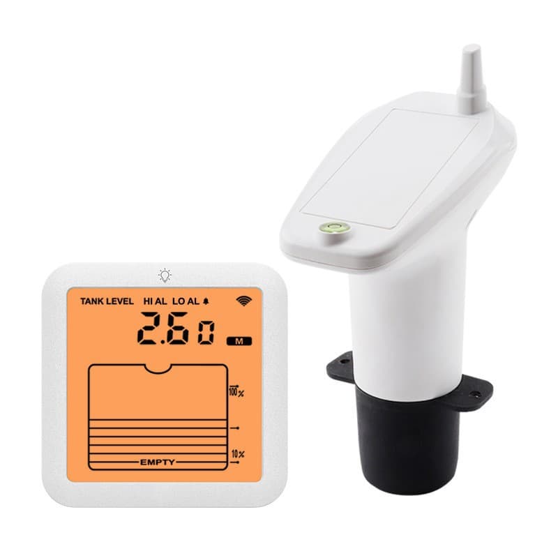 Cross-Border Best-Selling Water Level Monitor Multifunctional Household Digital Display Tank Water Level Meter Ultrasonic Liquid Level Gauge