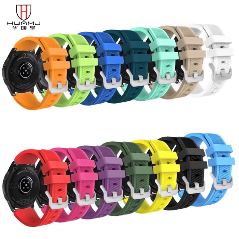 Compatible with Samsung Gear S3 Samsung Galaxy Watch 46mm Diagonal Texture Silicone Watch Band 22mm