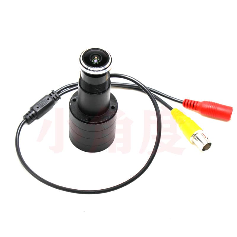 1200TVL Wide Angle Fisheye Security Door Peephole Camera Simulation Anti-Theft Entrance Metal CMOS Sensor Low Light Night Vision
