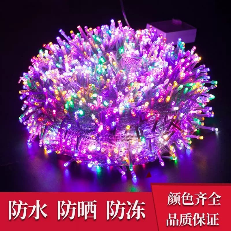 Outdoor LED String Lights Waterproof Colorful Fairy Lights for Wedding Decoration Starry Sky Landscape Atmosphere Lighting