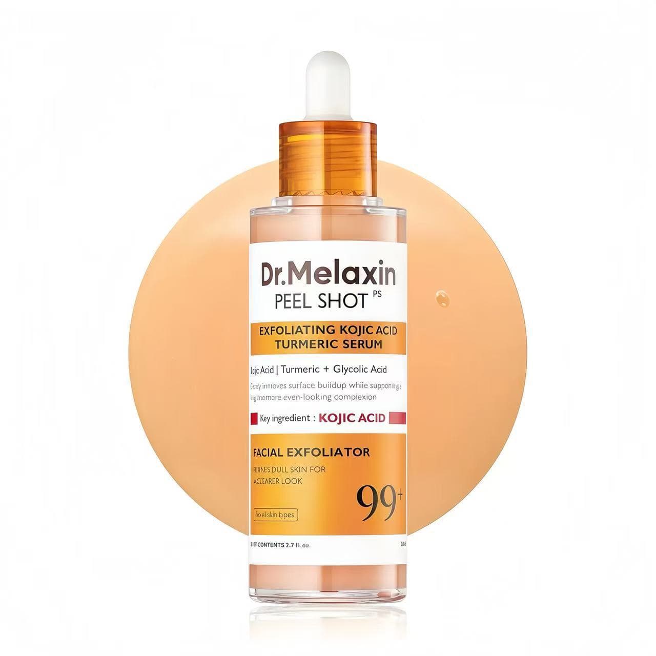 Cross-border New Dr.Melaxin Turmeric Kojic Acid Exfoliating Spray Serum Body Lotion Toner Pads Set