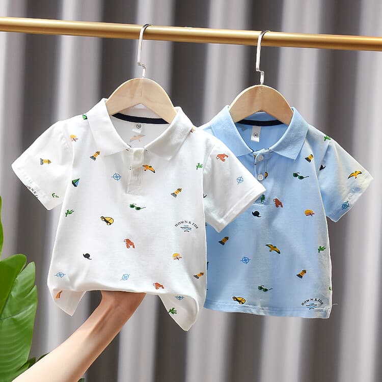 Kids Wear Boys Polo Shirt Children Clothes Tops