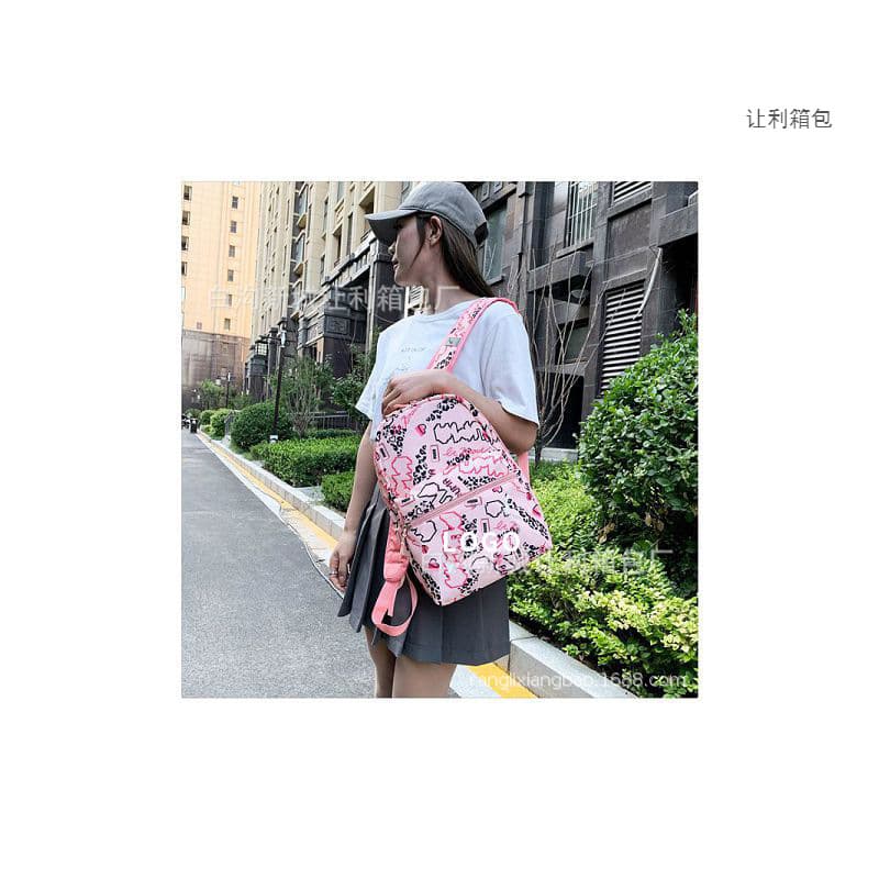 Korean Style Backpack for Girls, Middle and High School Students, Trendy Lightweight Travel Backpack