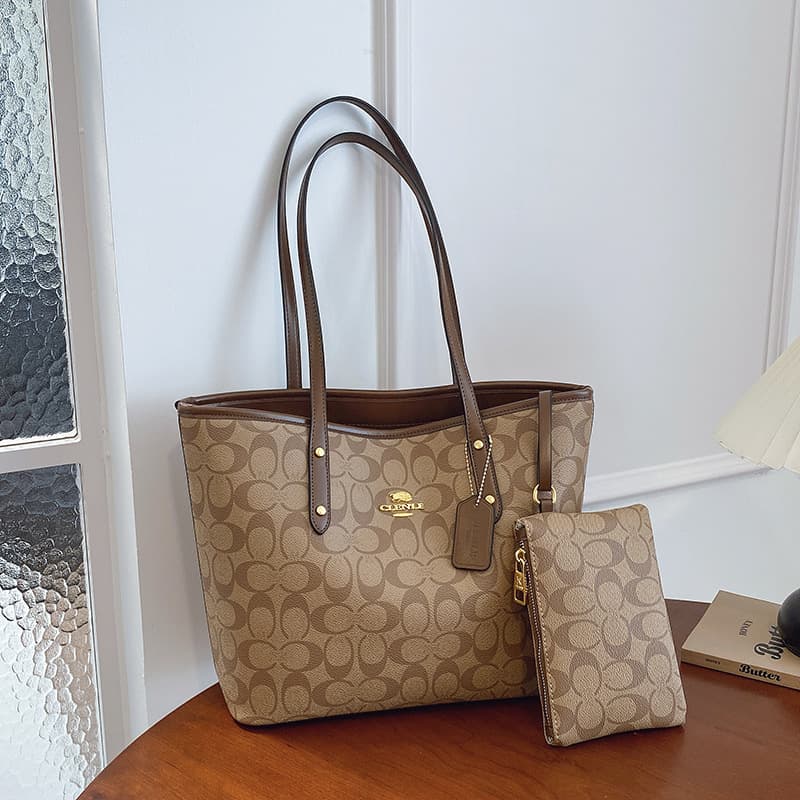 2026 New Season Large Capacity Handbag Tote Shoulder Bag Versatile Fashion Printed Shopping Bag Style Women's Travel Bag