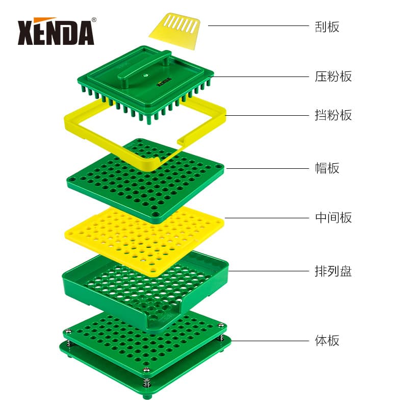 Size 00 Large 100-Hole Capsule Filler, Capsule Filling Tray, Home Powder Filling Tool