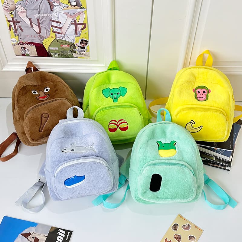 Cross-border Tung Tung Tung Sahur Shark Classic of Mountains and Seas Parody Plush Toy Doll Crossbody Bag
