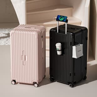 30-inch Large Capacity Password Suitcase Multifunctional Trolley Case with Universal Wheels 24 Password Travel Suitcase for Overseas Travel